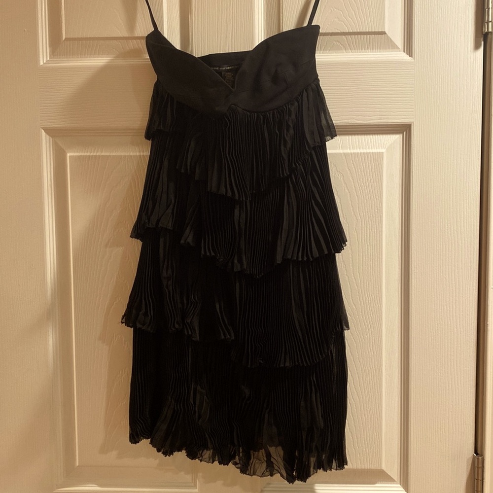 NWT   Black silk, strapless Diane von Furstenberg dress
